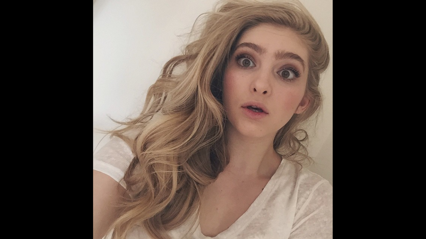 "It's really hard for me to take serious selfies," said <a href="https://instagram.com/p/zVionAEn9H/?modal=true" target="_blank" target="_blank">actress Willow Shields</a> on Friday, February 20.