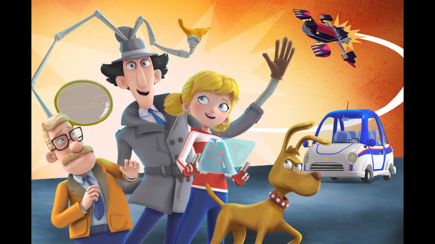 Inspector Gadget, Penny and Brain the dog will return, thanks to Netflix.