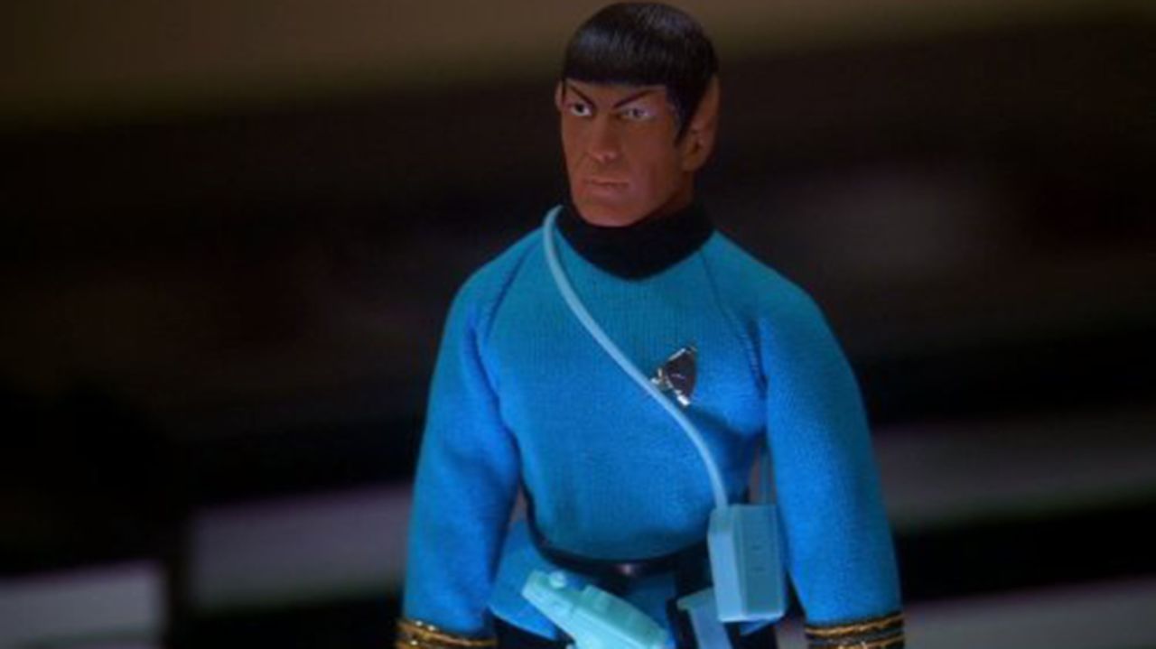 Nimoy appeared on "The Big Bang Theory" ... sort of. He provided the voice for an action figure of Spock owned by Sheldon Cooper (Jim Parsons).