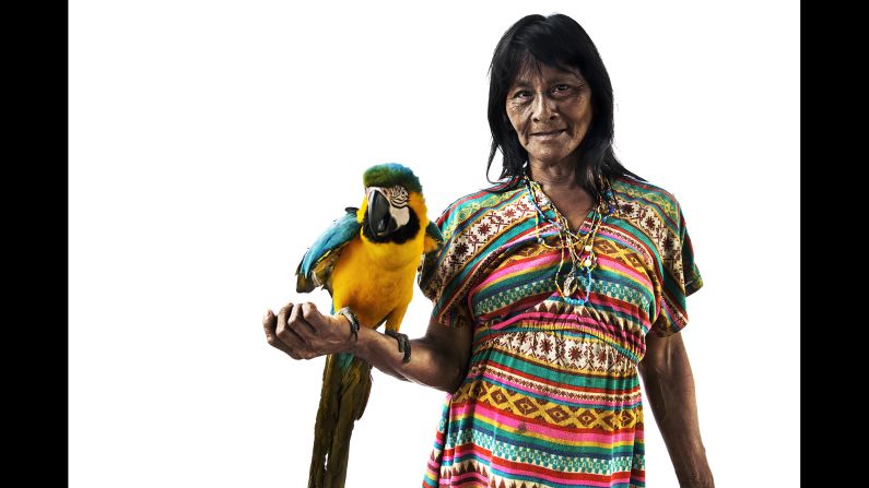 Macaws and parrots are a common sight in the Huaorani home, Pandya said. The Huaorani, which means "the people," or "human beings," are believed to have inhabited the Amazon rainforest for thousands of years. Until about the 1960s, they never had any contact with the outside world.