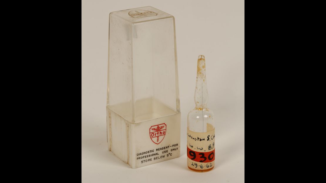 A vial of Winston Churchill's blood will be sold at auction March 12, according to Duke's auction house.