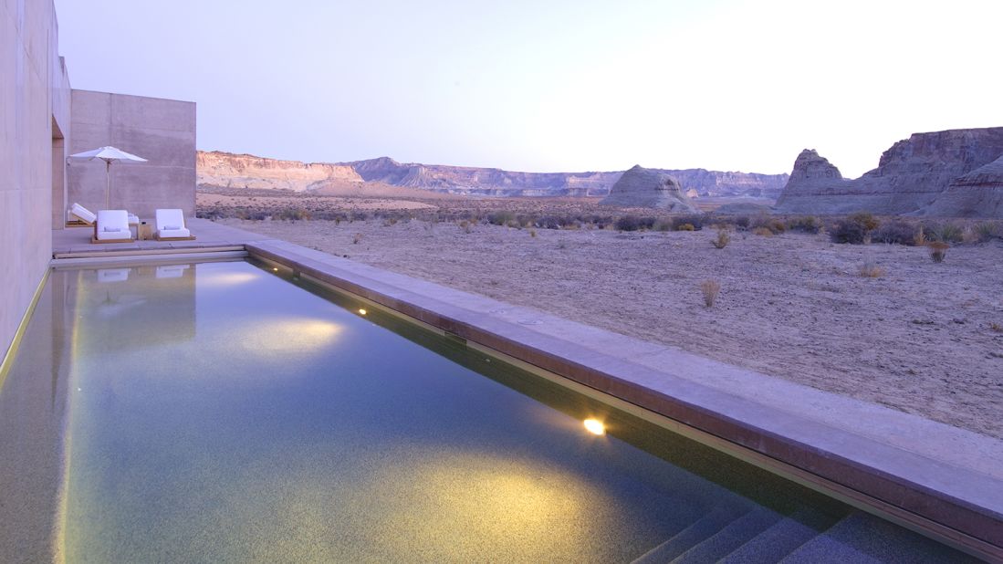 Though this stylish Canyon Point, Utah resort is built around a spectacular negative-edge pool, six of Amangiri Resort's suites come with their own desert-facing infinity pools for added luxury.