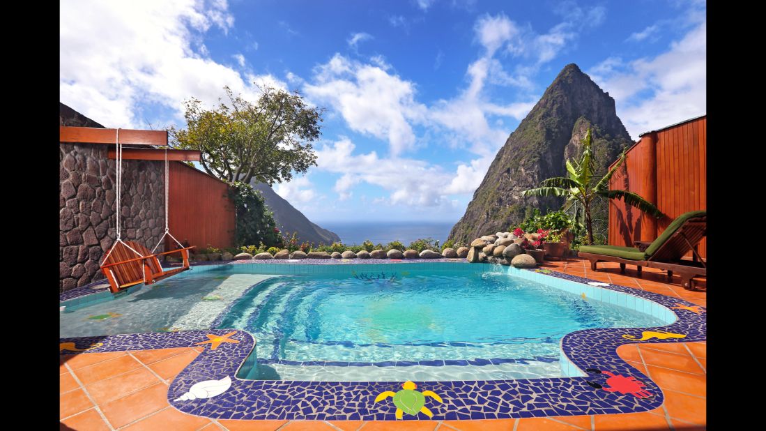 A cliff-side location, dramatic Piton vistas and luxe, tree-house-style suites make for a winning trifecta at St. Lucia's Ladera resort.<br />