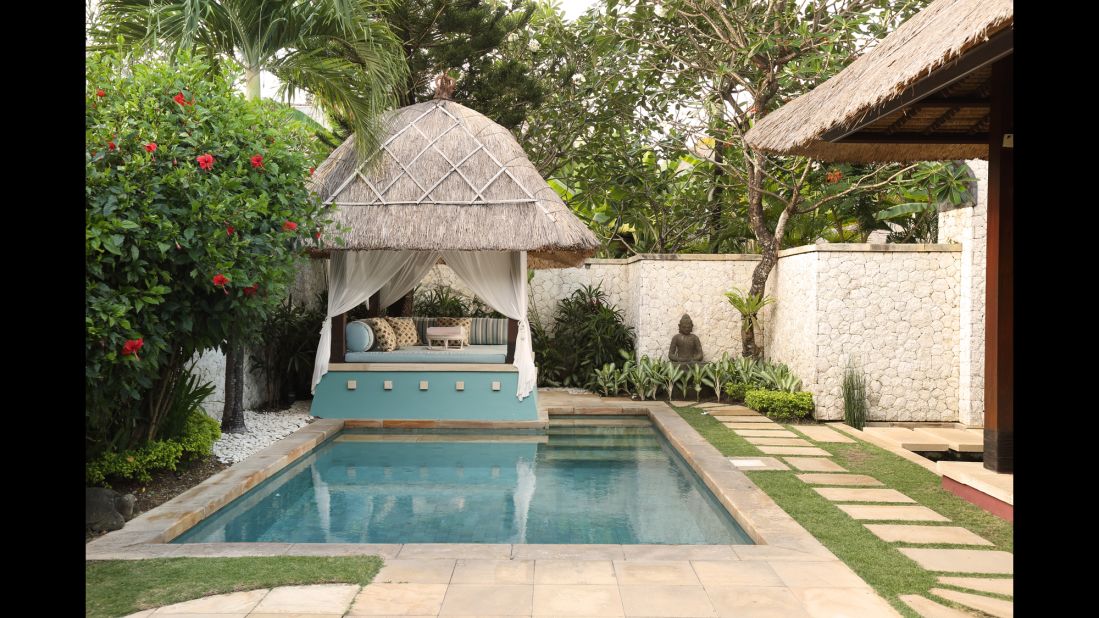 If you're not in the mood for sharing at the Novotel Benoa in  Bali, Indonesia, you can book one of eight thatched-roof Balinese villas, which come with open-air living rooms, alfresco dining areas and private saltwater plunge pools. 