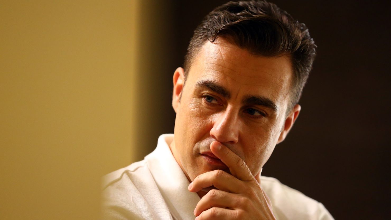 Fabio Cannavaro, seen prior to a press conference for the Global Legends Series in Bangkok in December 2014, has been handed a custodial sentence for breaking into his Naples property.