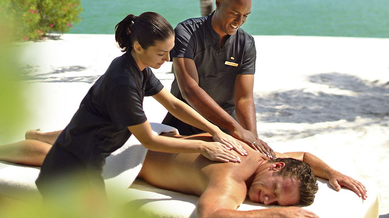 Two masseurs? Two tips? How stressful can a massage get?