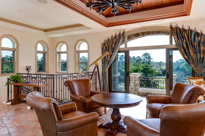 There's also an observatory lounge, a chef's kitchen, and a 1,000-bottle wine cellar.
