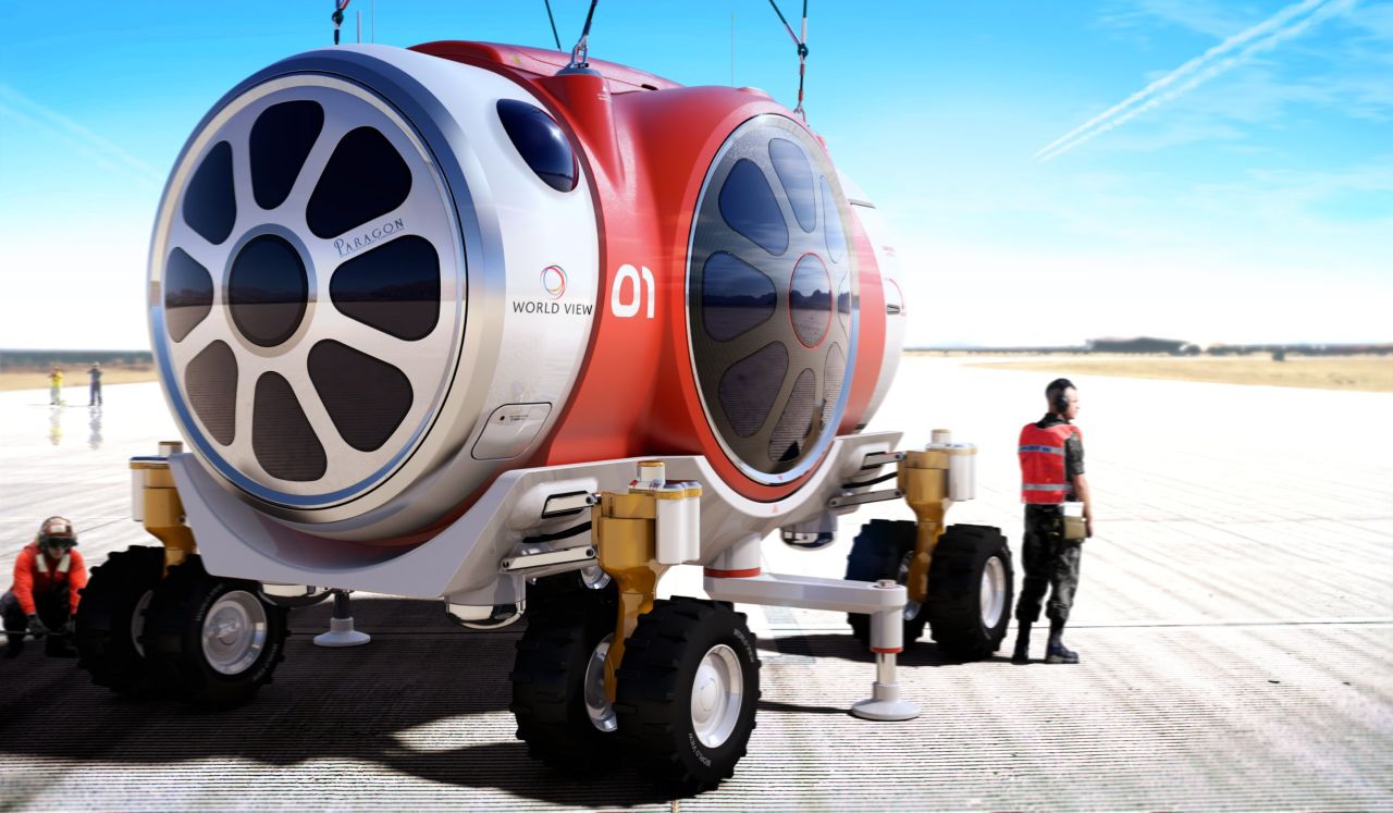 "Our capsule is fitted with state-of-the-art space-rated life support systems," says Poynter, of the World View system.
