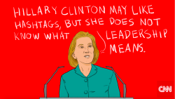 Former HP CEO Carly Fiorina focused her speech on Hillary Clinton.