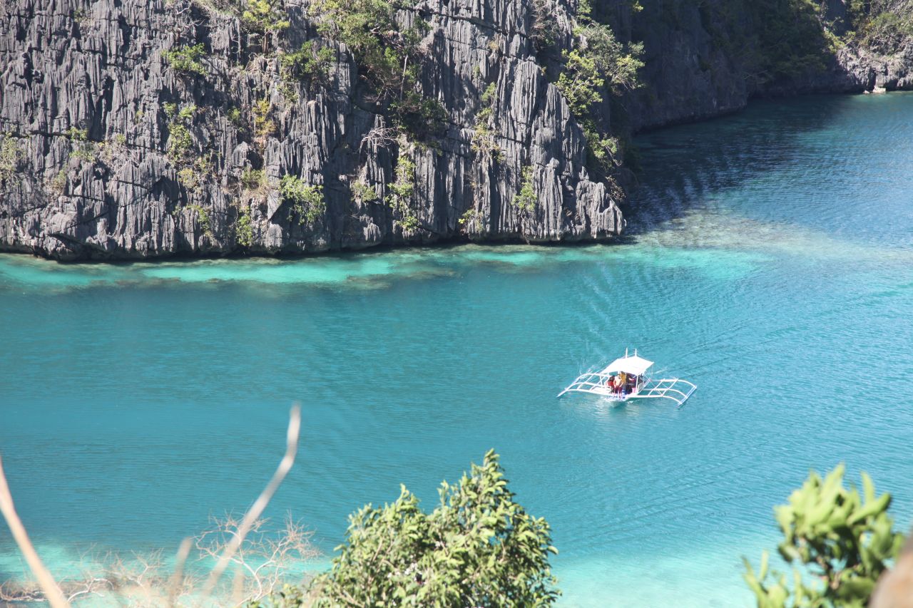 Parts of the island chain of Palawan are characterized by dramatic limestone karsts that plunge into the sea.