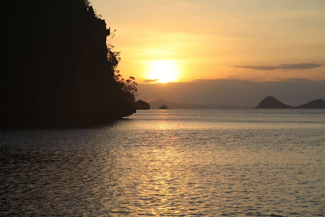 Sunsets in the Philippines have a magical quality. Especially from the deck of a yacht.