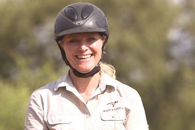 All 40 of Wait A Little's horses are rigorously trained by Kusseler's wife, Gerti, an experienced equestrian rider and FEI coach. Only after two years schooling are horses allowed to carry guests into the bush