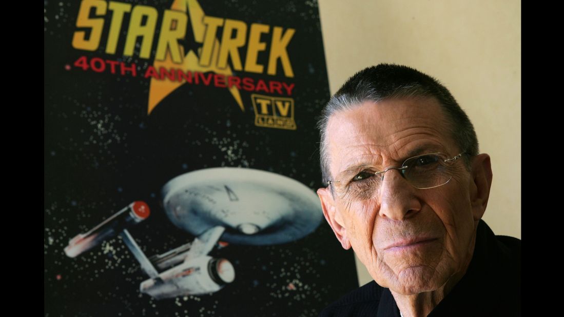 Nimoy promotes the "Star Trek" 40th anniversary on the TV Land network in 2006.