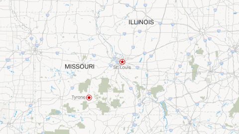 Map: Tyrone, Missouri