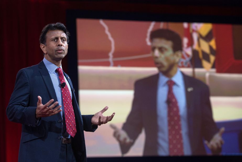 Bobby Jindal took the stage on Thursday.