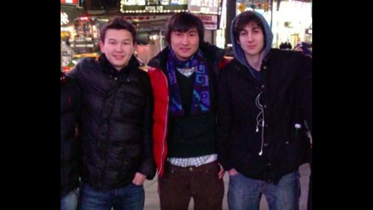 Azamat Tazhayakov, left, and Dias Kadyrbayev are shown with Dzhokhar Tsarnaev, right. Tazhayakov and Kadyrbayev were convicted of obstruction of justice, but a recent U.S. Supreme Court decision on a different case may call those convictions into question. 
