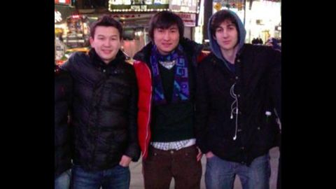 Azamat Tazhayakov, left, and Dias Kadyrbayev are shown with Dzhokhar Tsarnaev, right. Tazhayakov and Kadyrbayev were convicted of obstruction of justice, but a recent U.S. Supreme Court decision on a different case may call those convictions into question. 
