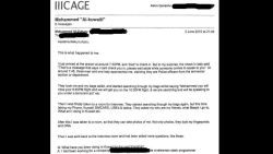 A sample of the emails exchanged between CAGE and Mohammed Emwazi.