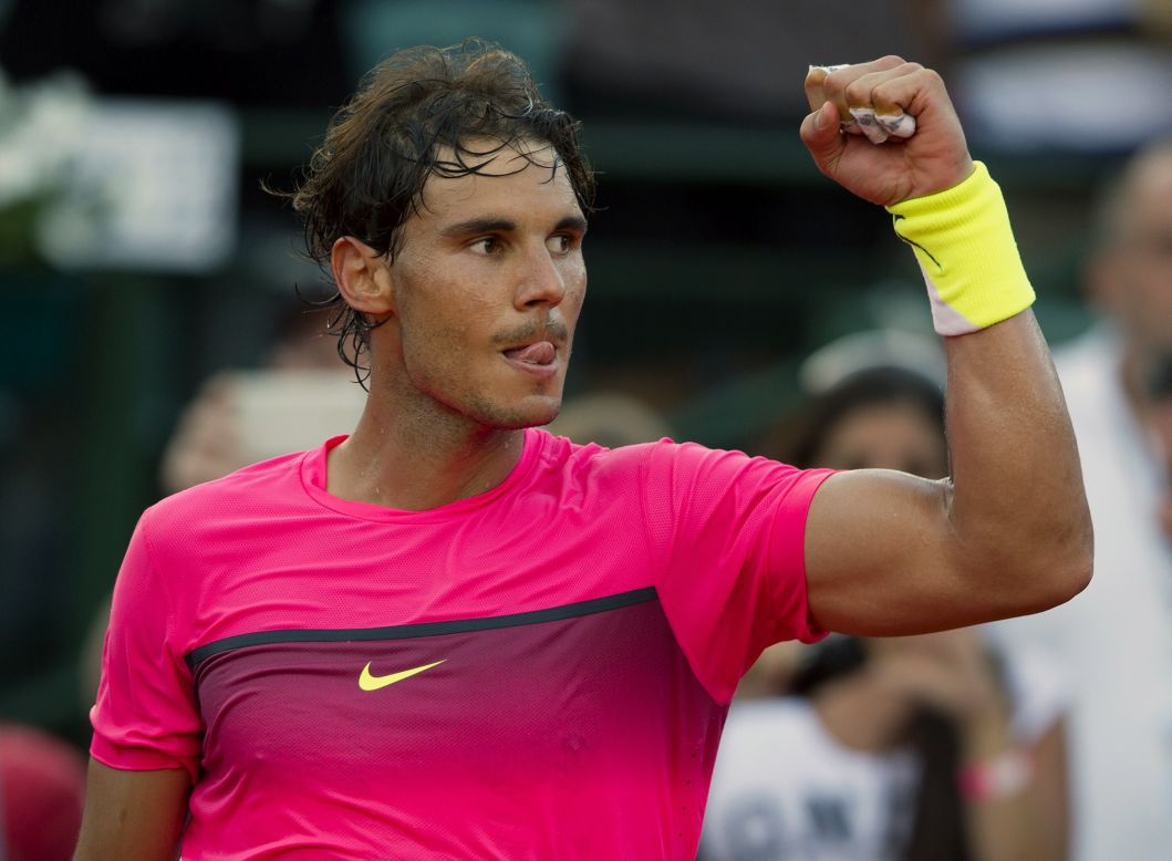 Rafael Nadal has won 721 ATP Tour matches, putting the 14-time Grand Slam winner in 10th place.
