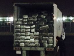 The truck carrying the weed crossed into California from Mexico at Otay Mesa.