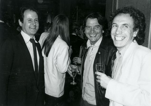 "You cannot avoid that he had tremendous and sophisticated insight into what was the throbbing pulse of the moment. And it was not intentional, it was just who he was," says Clarke (far right) of Fraser (far left). 