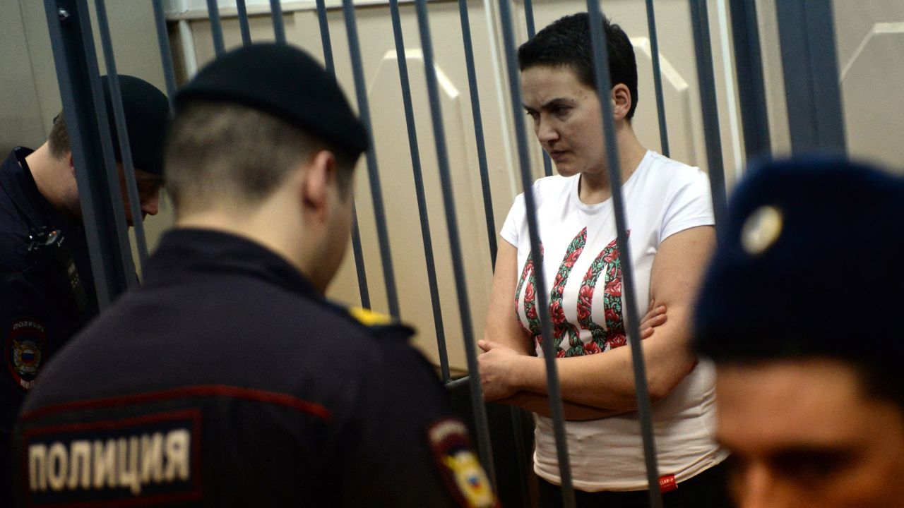 Ukrainian pilot Nadezhda Savchenko maintains her detention in Russia is politically motivated.