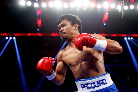 Pacquiao most recently won a unanimous decision over Chris Algieri of the United States during the WBO world welterweight title at The Venetian on November 23, 2014 in Macau.