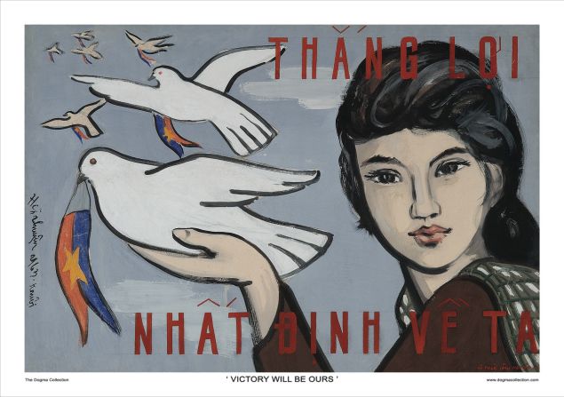 Richard di San Marzano, curator of the Dogma Collection of Vietnamese propaganda art and the exhibition, says about 1,000 original works in the collections were provided by a British investment banker who moved to the country in the 1990s.