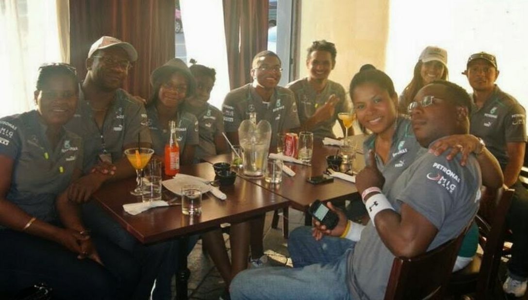 Members of Lewis Nation regularly meet up to watch grands prix -- cocktails were required to celebrate Hamilton's title success with Mercedes in 2014. "Lewis is one of the few drivers who actually appeals to Americans," says Thomas. 