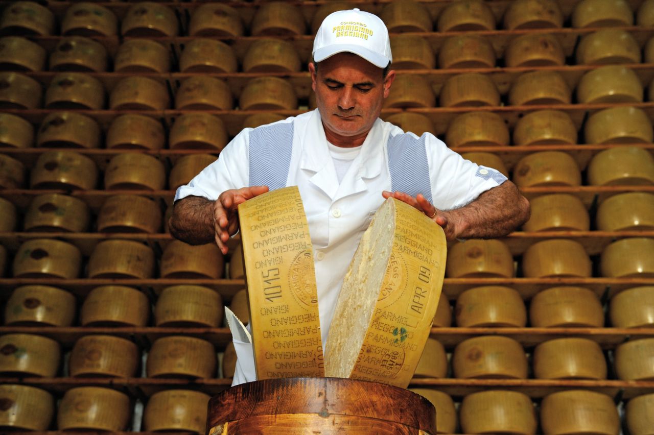Originating in Modena, the so-called King of Cheese is best enjoyed after at least 24 months of seasoning. 