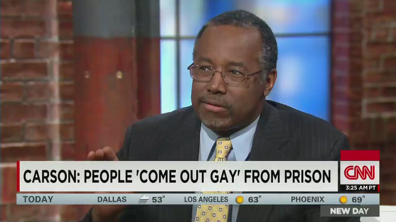 Ben 10 Gay Porn 53 - Carson: Prisons prove being gay is a choice | CNN Politics