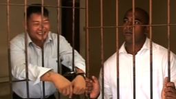 Andrew Chan (L) and Myuran Sukumaran, seen here in file pictures, have been transferred to Nusakambangan Island ahead of their planned execution by firing squad.
