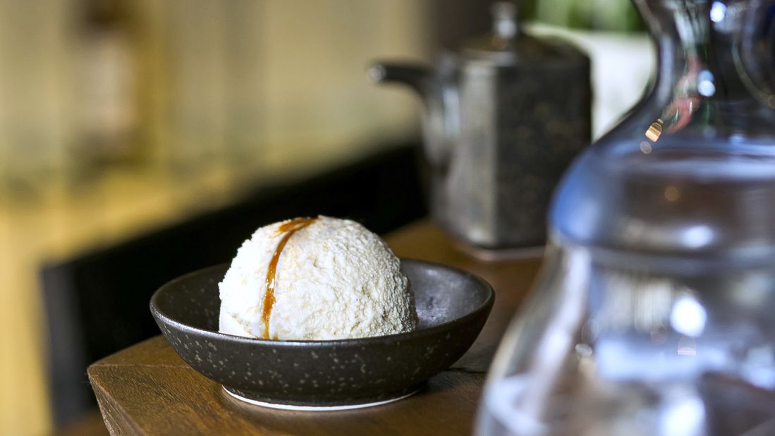 Vanilla? Coconut? Toritama's mitarashi ice is actually soy sauce ice cream.