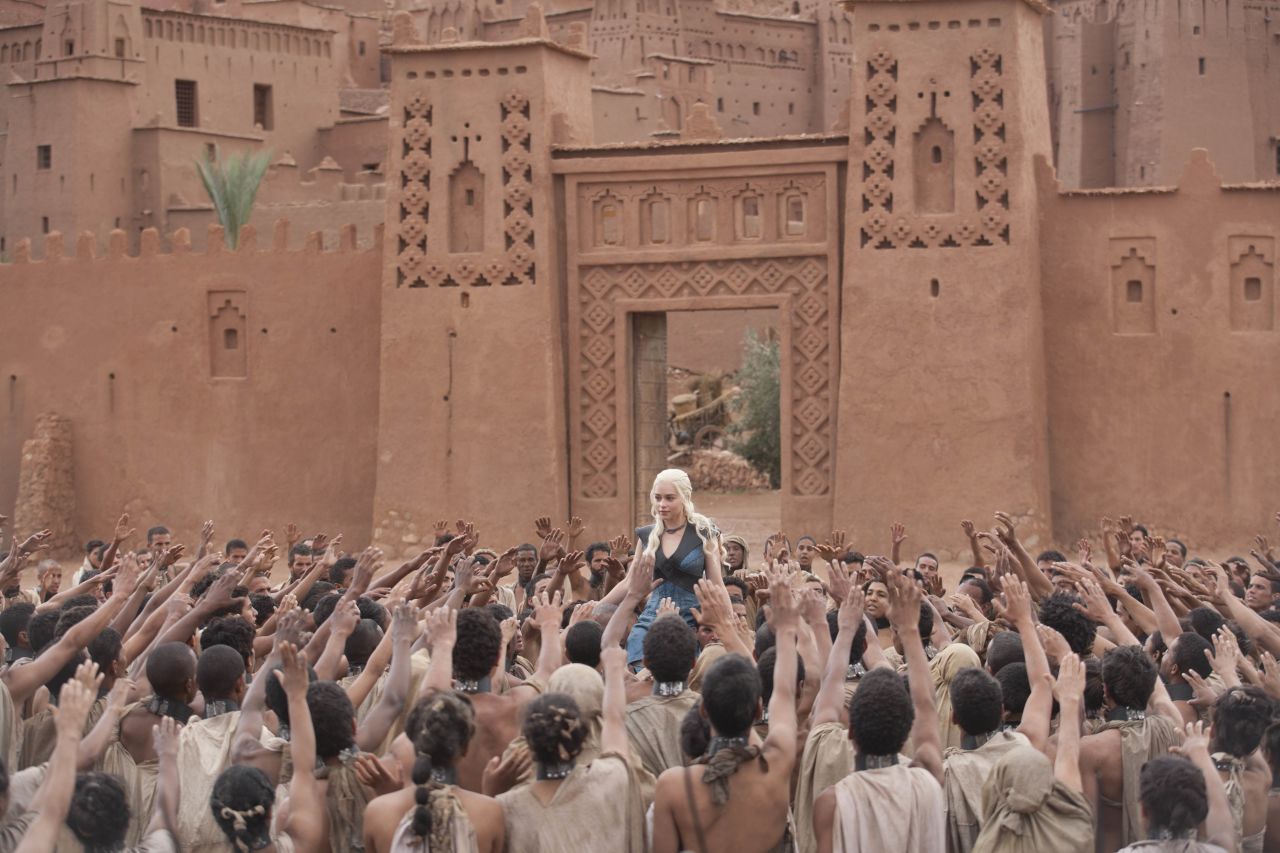 Parts of HBO television series "Game of Thrones" were filmed in Ouarzazate, a city in south central Morocco known as "the door to the desert".