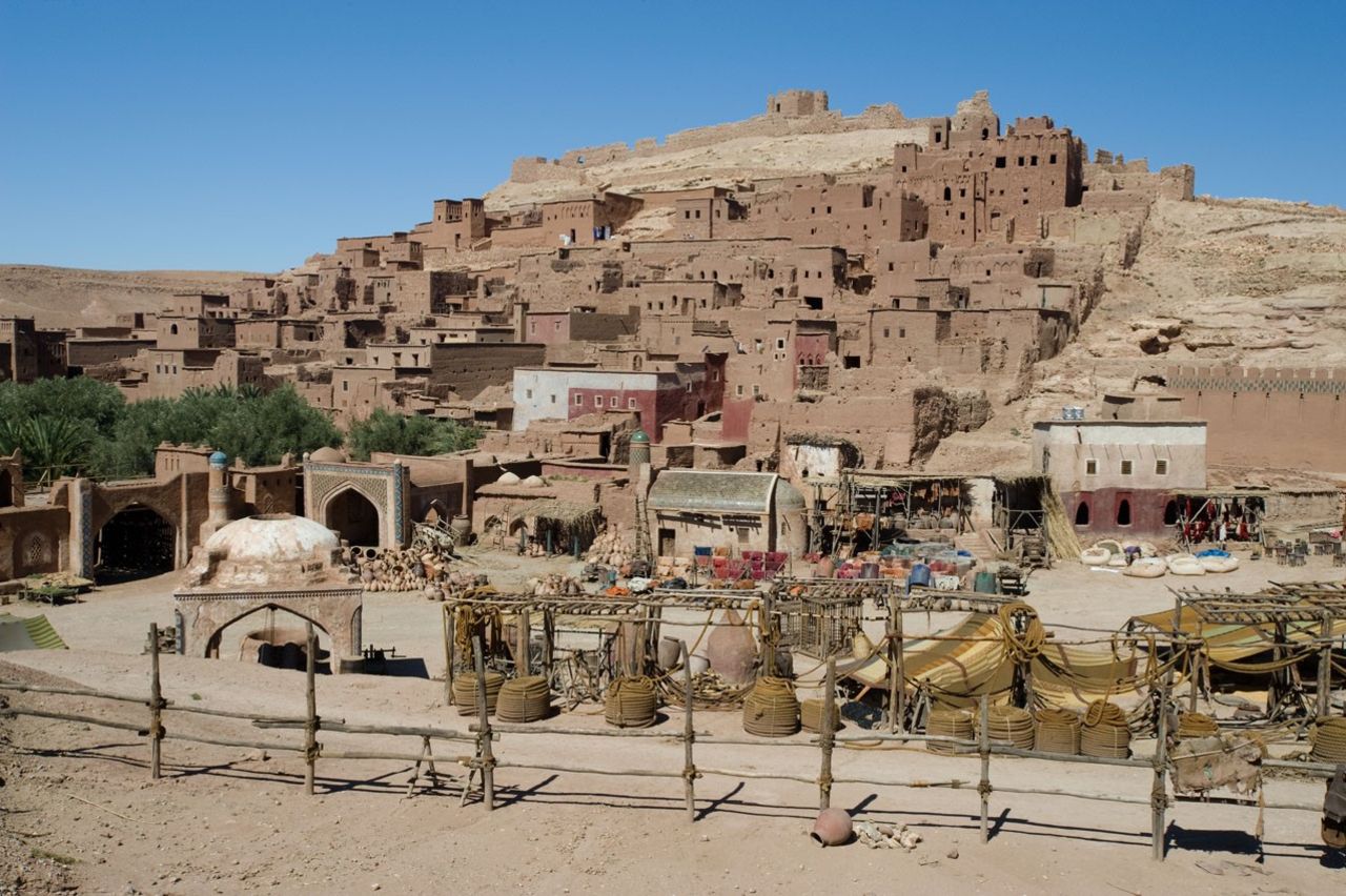 This set in Ouarzazate was used in the filming of "Prince of Persia: The Sands of Time" which starred Jake Gyllenhaal.
