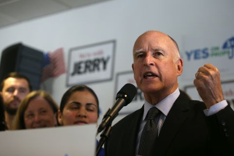 Jerry Brown: "If no one runs and [everyone] says we'll have an absent Democratic nominee, would I rule that out? I mean, that would be a little silly, wouldn't it?"