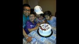 Ruben Garcia Villalpando, shown here celebrating his birthday with his children, "lived in fear that anything would be taken away from his family," his brother-in-law said.