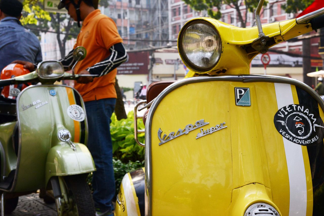 Best way to tour the city? On a Vespa.