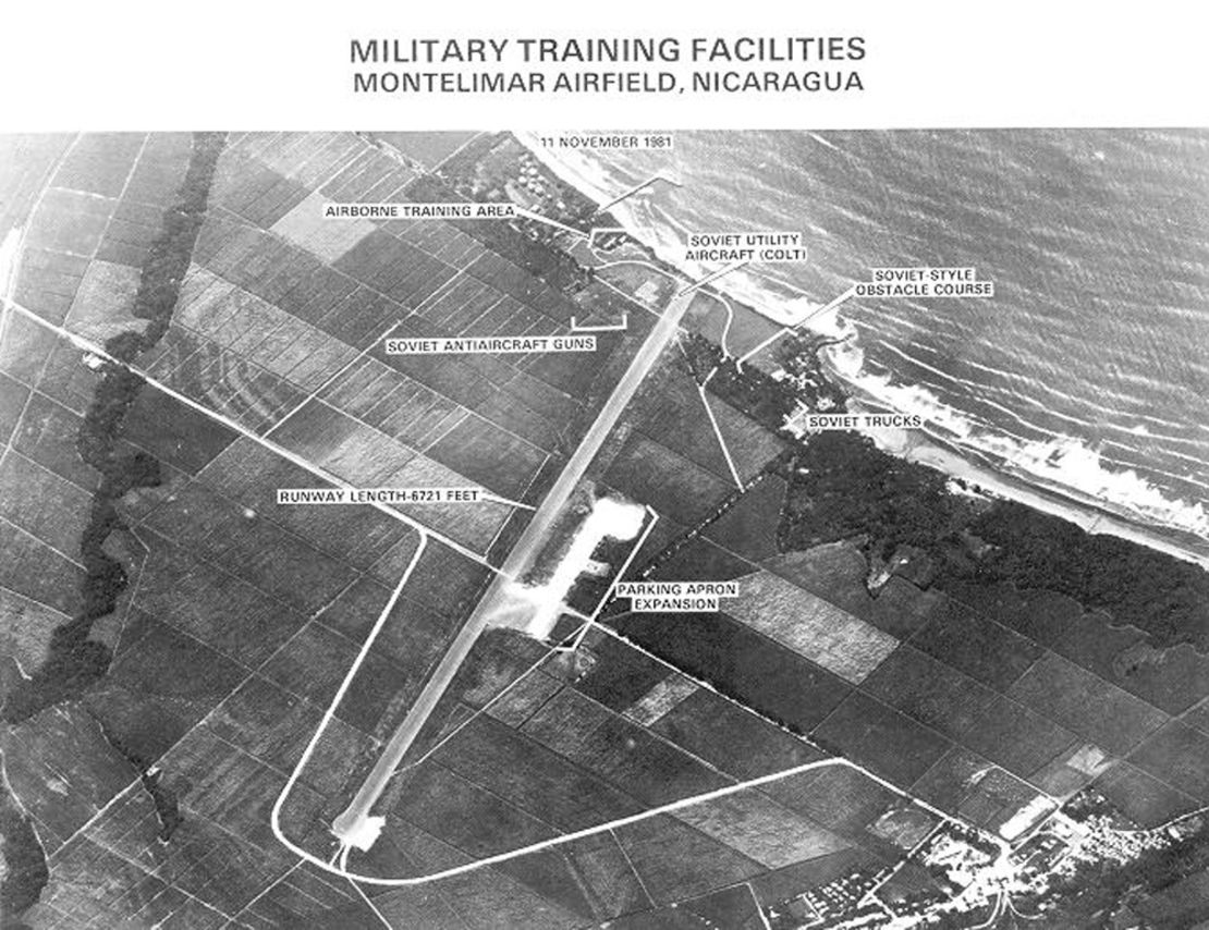 FAS.org posted this 1981 image of a Nicaraguan airfield, which it says was captured by surveillance equipment aboard an SR-71.