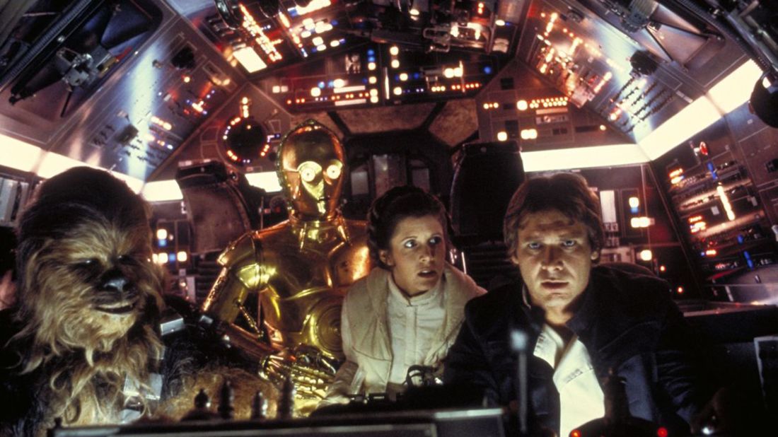 Much of the original "Star Wars" played like a throwback to old pulp flicks, with Han Solo and Princess Leia providing the witty repartee. Chewbacca the Wookiee and android C-3PO were along for the ride.