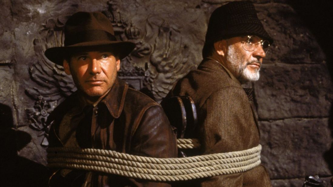 Sean Connery played Ford's dad in 1989's "Indiana Jones and the Last Crusade," the third film in the franchise. 