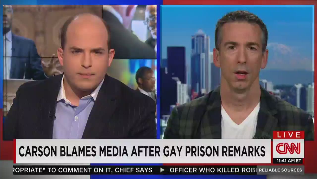 Dan Savage to Ben Carson: Prove sexuality is a choice