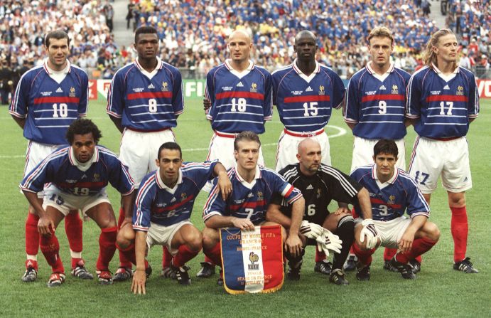 France's World Cup winning team was labeled the Black, Blanc, Beur (Black, White, Arab) because of the seamless mix of French-born and dual-nationality players.