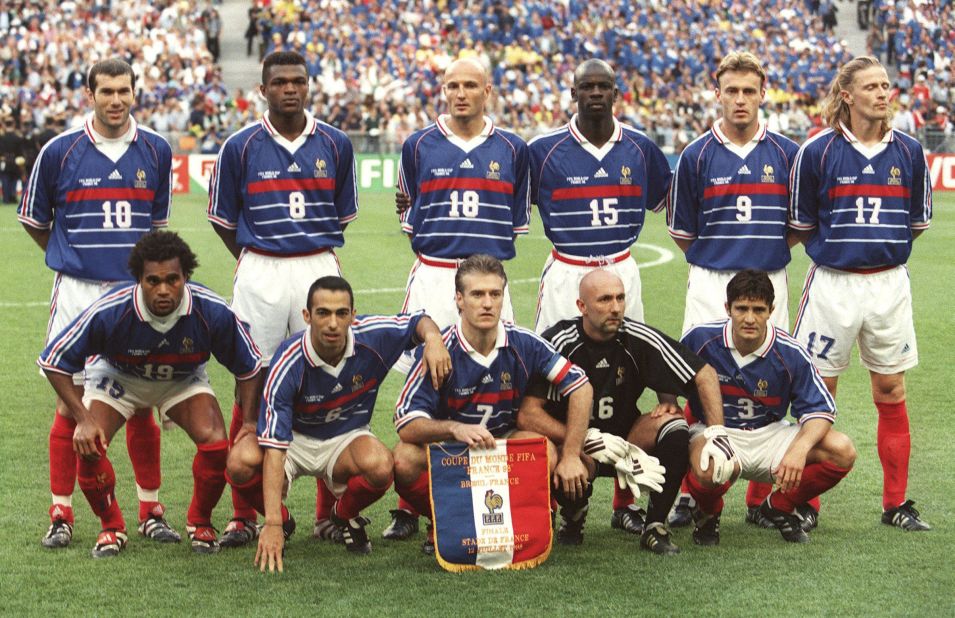 France's World Cup winning team was labeled the Black, Blanc, Beur (Black, White, Arab) because of the seamless mix of French-born and dual-nationality players.