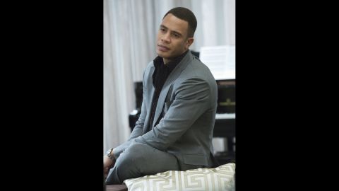 Trai Byers portrays oldest Lyon son Andre, who serves as chief financial officer of Empire Records. Andre has a mental illness and is desperate to take over the company from his father. 