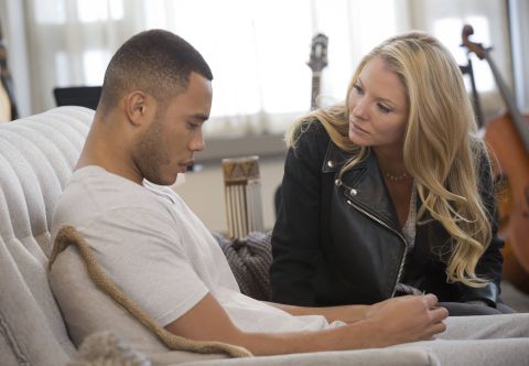 Rhonda, portrayed by Kaitlin Doubleday, is Andre's wife and his cohort in scheming to get the company. 