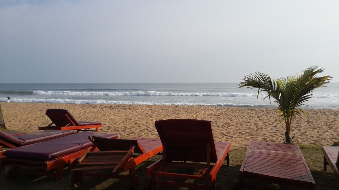 Monrovia's beach front (Courtesy: Chikwe Ihekweazu).