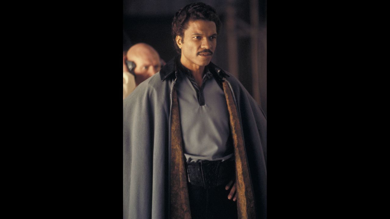 Billy Dee Williams was the first -- and for a while, the only -- African-American actor to hold a prominent role in the series, appearing in "The Empire Strikes Back" and then "Return of the Jedi."