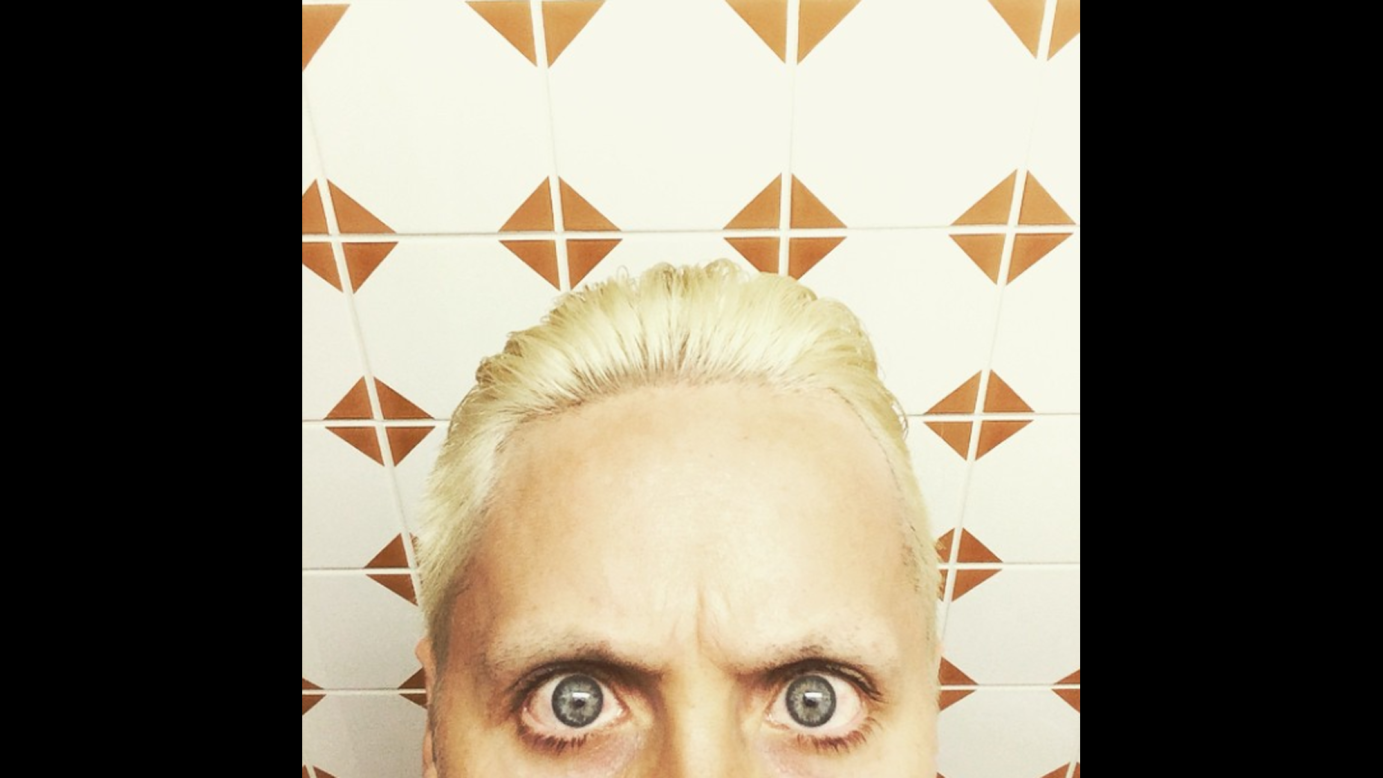 Actor and singer Jared Leto shows off a new hairstyle on Sunday, March 8. "Take a deep look inside," <a href="https://instagram.com/p/z_DNl7zBaz/?modal=true" target="_blank" target="_blank">he said on Instagram.</a> "Like what you see? Or not. #lovelustfaithdreams"