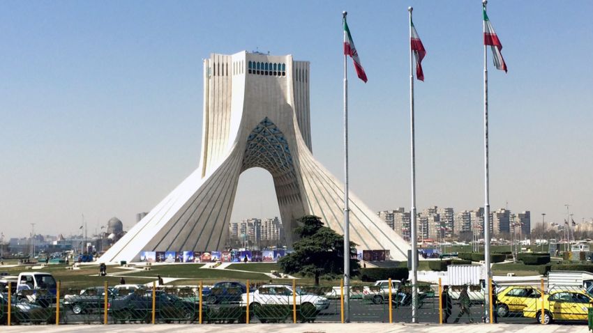 Frederik Pleitgen's trip began in Tehran, the Iranian capital, a sprawling metropolis with around 12 million inhabitants.